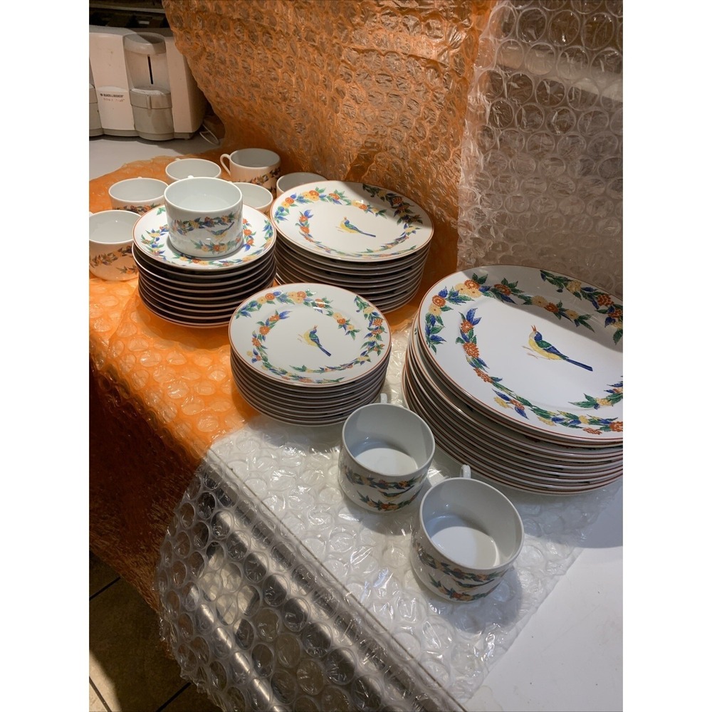 Rare Vista Alegre Allegro Portugal China Entire‎ 10 Place Setting Dinner Ware